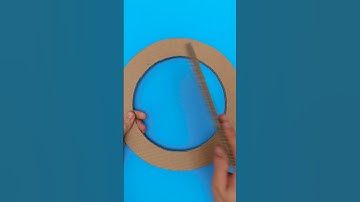 🎩 CAN YOU MAKE A HAT? Ta-da, with CARDBOARD! 📦 #kids #craft