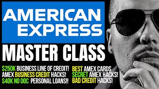 SECRET AMERICAN EXPRESS CREDIT HACKS  | American Express MASTERCLASS (AMEX SECRETS)