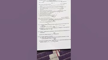 Bsc 3Rd semester Statistics exam paper pattern #Osmania University