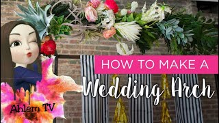 Diy-Floral arch wedding ?