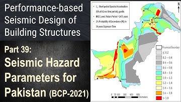 39 - Seismic Hazard Parameters for Pakistan (BCP-2021)