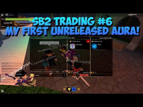 Swordburst 2 Trading 6 Buying My First Unreleased Aura Youtube - swordburst 2 wiki roblox