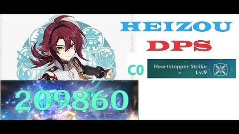 C0 HEIZOU Talent Level 9 - ( Heartstopper strike ) Genshin Impact 2.8