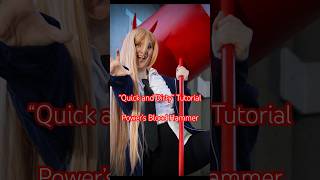 How to make Power’s Blood Hammer prop from Chainsaw Man Anime | Power Cosplay Prop DIY