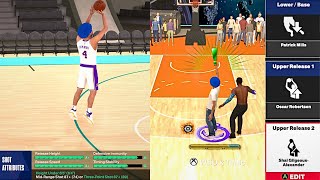BEST CUSTOM PATTY MILLS JUMPSHOT for SMALL GUARDS NBA 2K24!