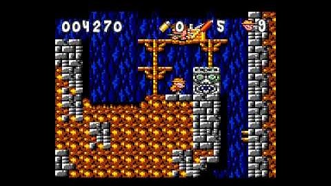 Rick Dangerous (Amstrad CPC6128+ edition) -- gameplay