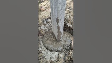 grouting 8.5 meter PCC Pole