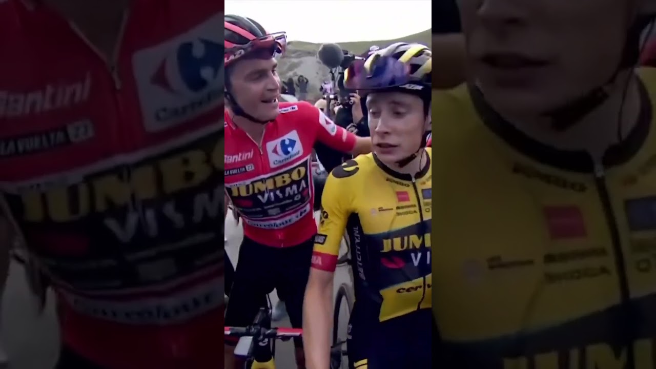 When Visma-Lease a Bike went 1-2-3 on the Tourmalet and swept the podium at La Vuelta in 2023! 🔴🔥