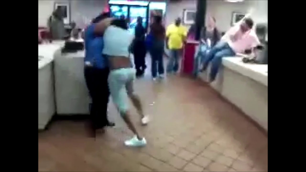 MCDONALD'S fight in 2011 YouTube