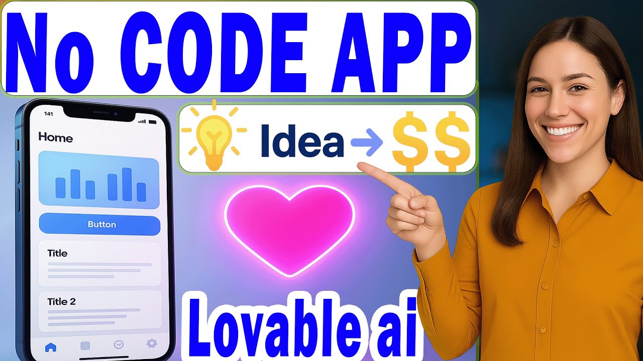 How to BUILD an APP with LOVABLE (EASY & FAST!) - YouTube