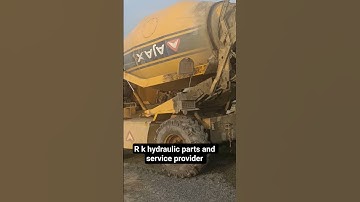 ajax fiori Argo 4000 Shlf loading concrete mixture on working #ajax #varl