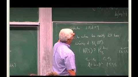 Dave Morrison - Singularities in string theory, part 3