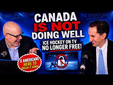 Canada Is Falling Apart... Now Ice Hockey Isn't Free! 2 Americans Break it Down!