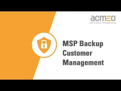 Customer Management in N-able Backup