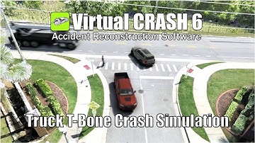 Truck T-Bone Crash Simulation | Virtual CRASH 6