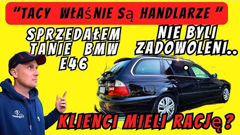 Sprzedałem tanie BMW e46, kupujący chcieli zrobić przegląd "na lewo" - nie wyszło, chcieli oddać...