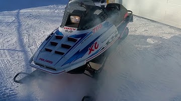 1998 Polaris XC 700 modified muffler idling