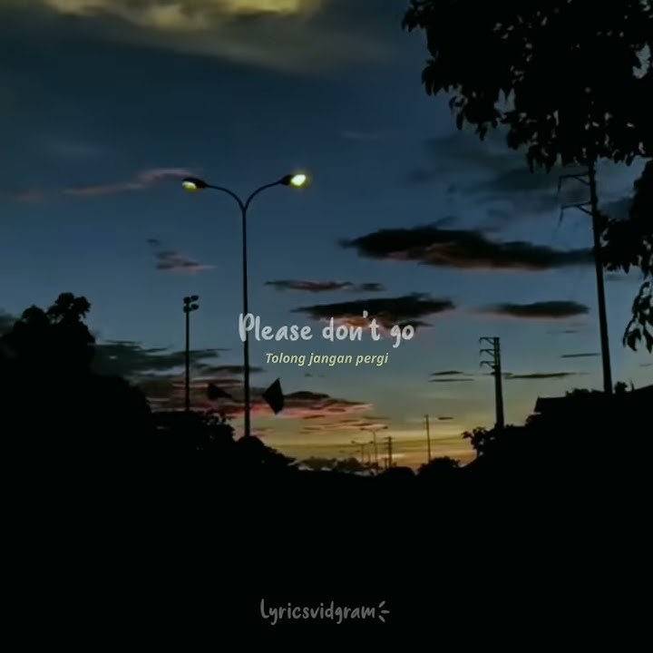 Please Don't Go (Video by Lyricsvidgram)