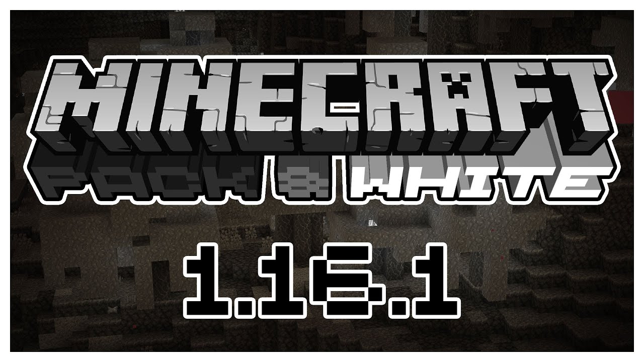Pack & White 1.16! The Black & White resource pack [Release] YouTube