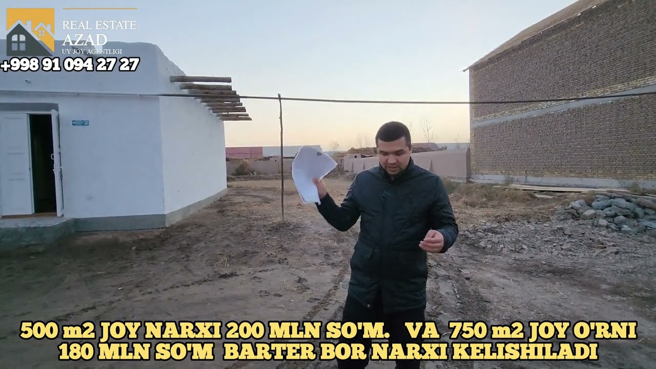 урганч туманида 1250 м2 ховли жой сотилади 180 млн