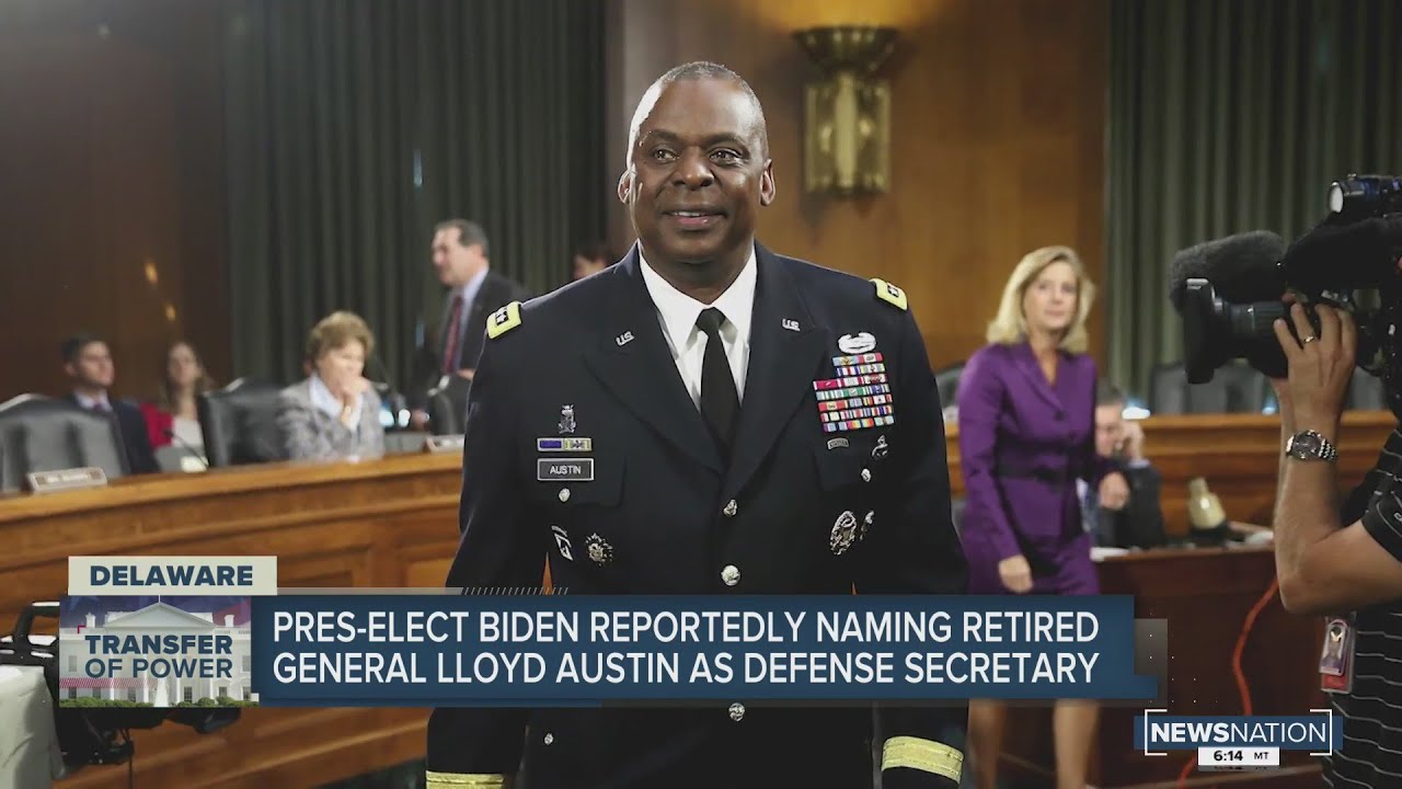 Biden selects retired general Lloyd Austin as Defense Secretary