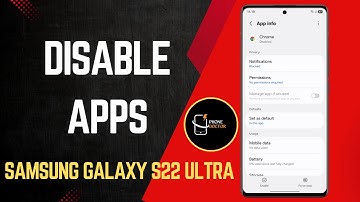How To Disable Apps On Samsung Galaxy S22 Ultra – Easy & Step-By-Step Guide