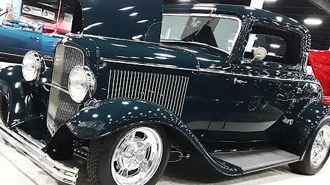 1932 Ford Three Window Coupe owned by Peggy Cook a...