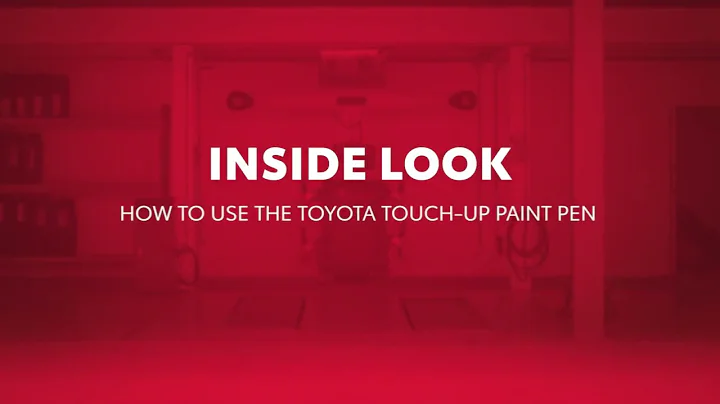 Touch up Paint Pen- How to Use