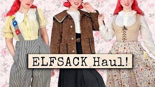 Cozy Try On Haul ft. ELFSACK! Cottagecore, Vintage Style + More! #ad