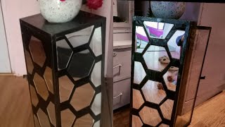 DIY projects | mirrors  side table  diy | #mirror #diy#recycle