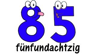 ♫ GERMAN Numbers 1-100 ♫ Big Numbers Song ♫ Deutsche Zahlen von 1 bis 100 ♫ Zahlenlied ♫