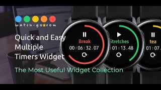 [Galaxy Watch] Multi-Timer Widget screenshot 4