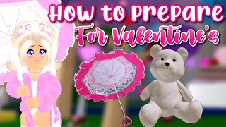 How To Prepare For The Valentines Day Update 2021 Roblox Royale High