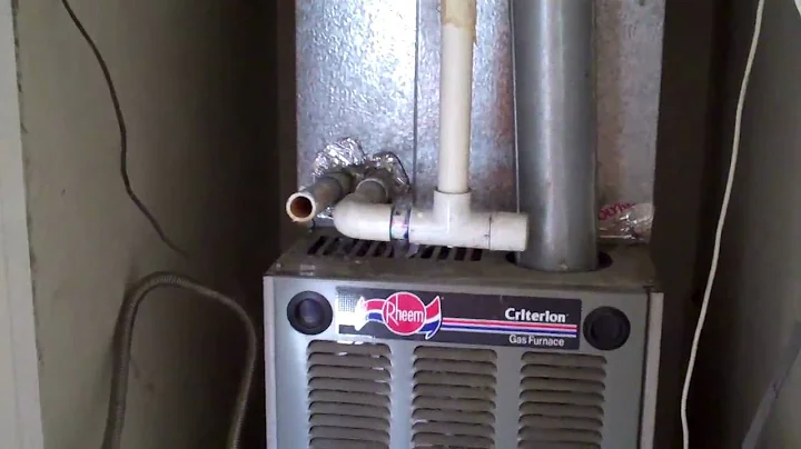 Home Inspector Orange County talks about a problem with the condensate drain line