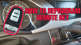 Audi key Programming -  Sync remote Key Audi - Repair remote key - Reprogram Remote Key 🚗🔑