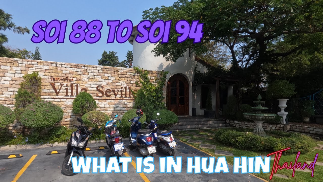 Прогуляйтесь по улице Сой 88-94 в Хуахине. Бары и рестораны.