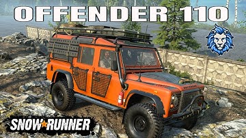 Snowrunner Land Rover Defender 110 Mew Console Mod Offender 110