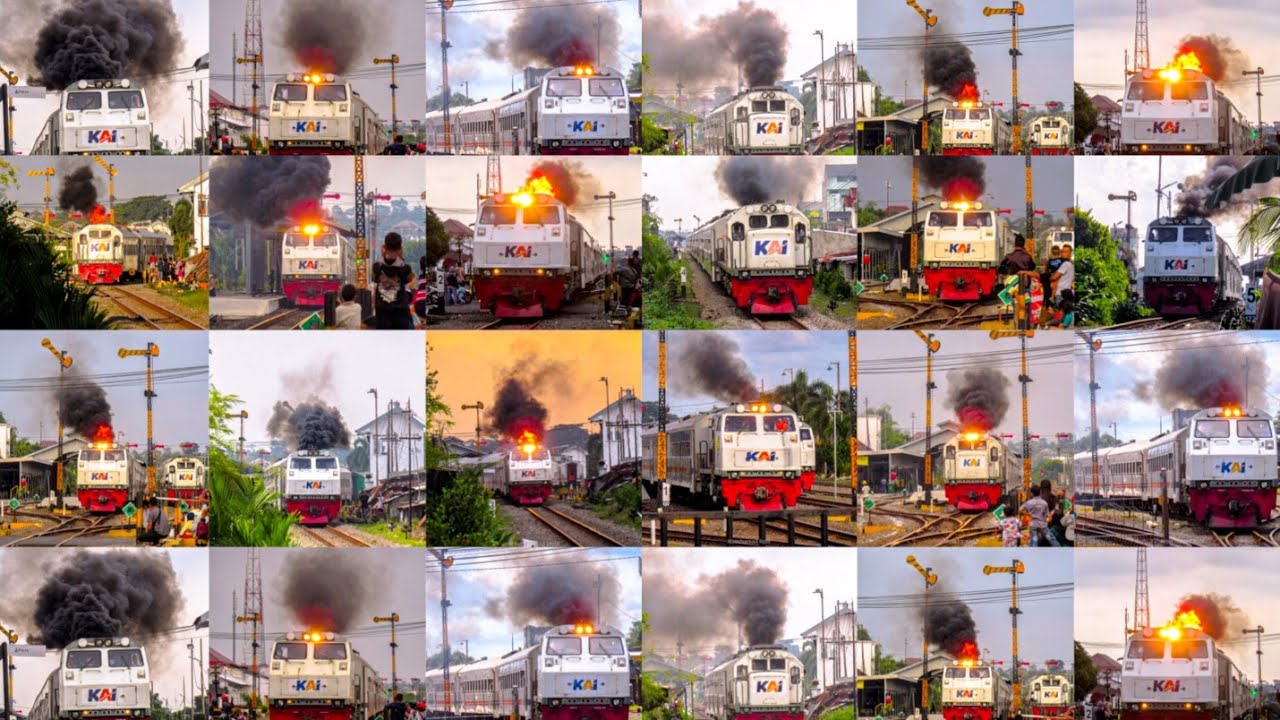 1 Jam ASMR Akselerasi Lokomotif Kobong.