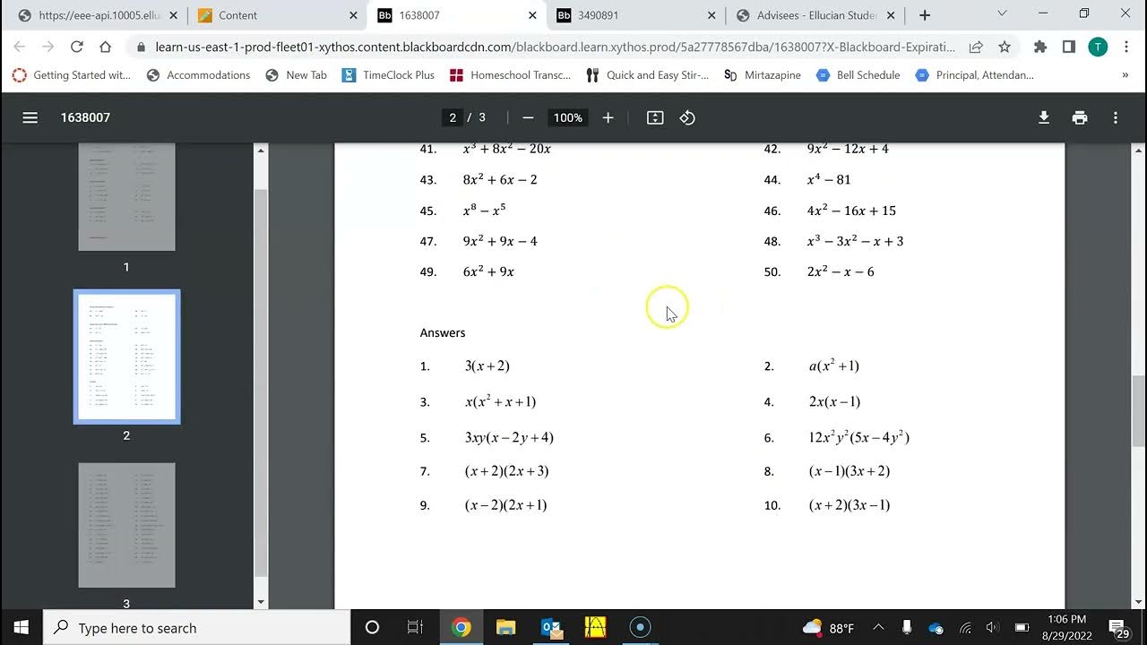 Getting Started in Online College Algebra - YouTube