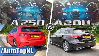 2019 Mercedes Benz A Class | A200 vs A250 | ACCELERATION & TOP SPEED by AutoTopNL