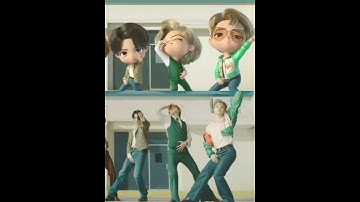 VMINKOOK "Dynamite" Reality X Tinytan #bts #shorts #jungkook #taehyung #jimin