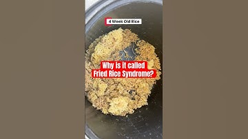 Why is it called fried rice syndrome? #rice #foodsafety