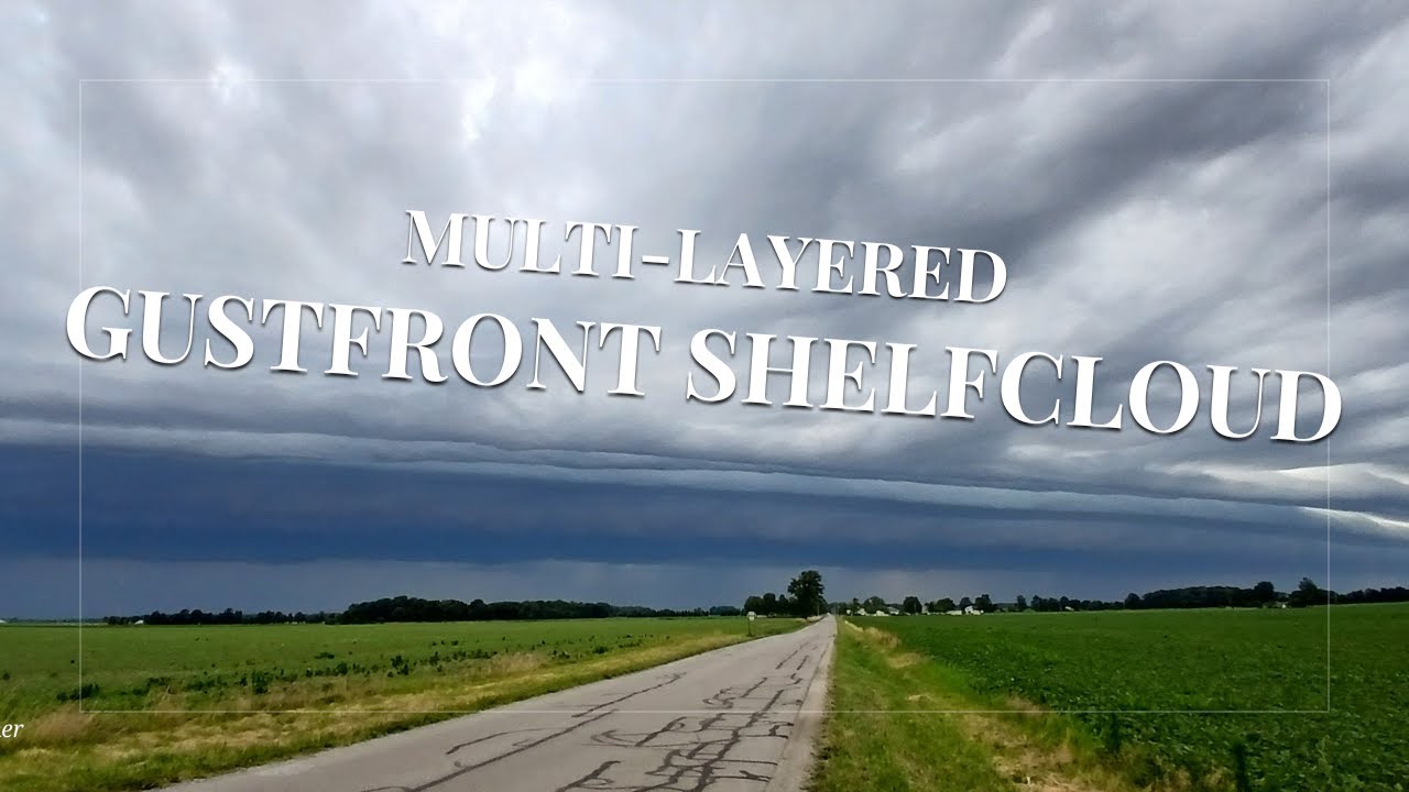 Multilayered Gust Front Shelf Cloud 6/25/24 moves through Seneca County ...