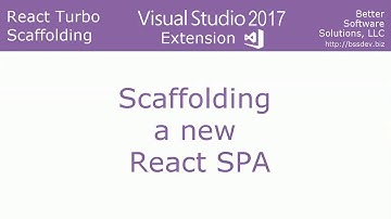 React Turbo Scaffolding Visual Studio Extension
