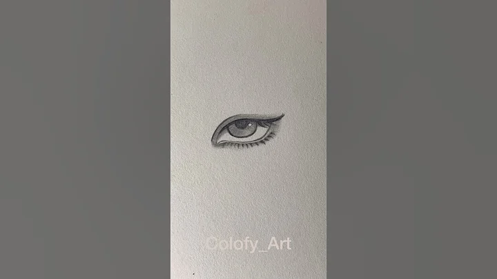 How to draw eye ✨#drawing #art #howtodraw #tutorial #simple #eyes