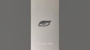 How to draw eye ✨#drawing #art #howtodraw #tutorial #simple #eyes