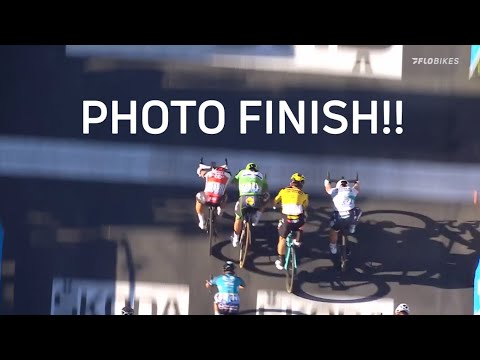 Caleb Ewan INSANE Bike Throw Photo Finish  2020 Tour de France