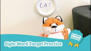 Sight word Target Practice | Daycare Activities