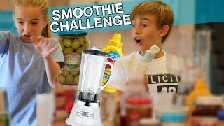 SMOOTHIE CHALLENGE | ft Johnny Orlando