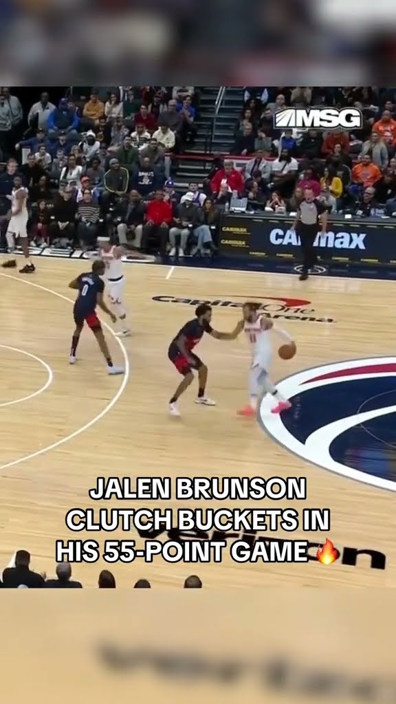 55 POINTS FOR JALEN BRUNSON ???